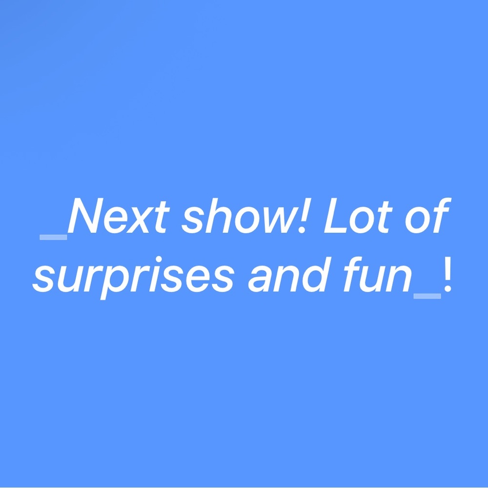 My show listing. Lets reveal the new Boom 💥. - Picture 9 of 11